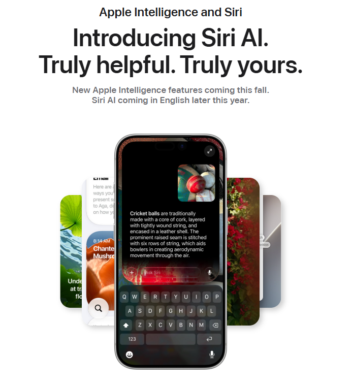 Apple Intelligence and Siri gallery image