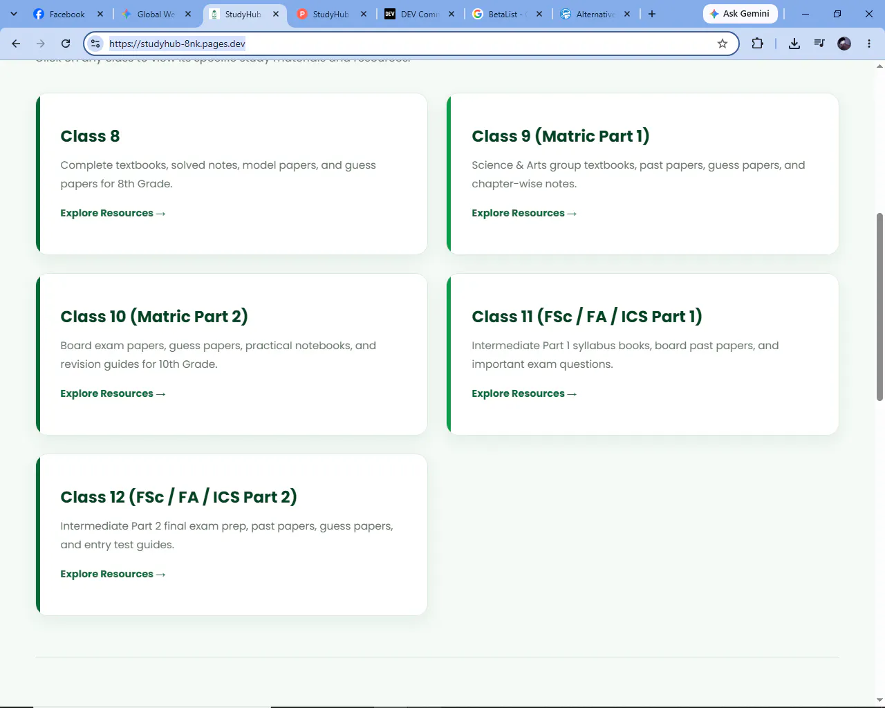 StudyHub gallery image