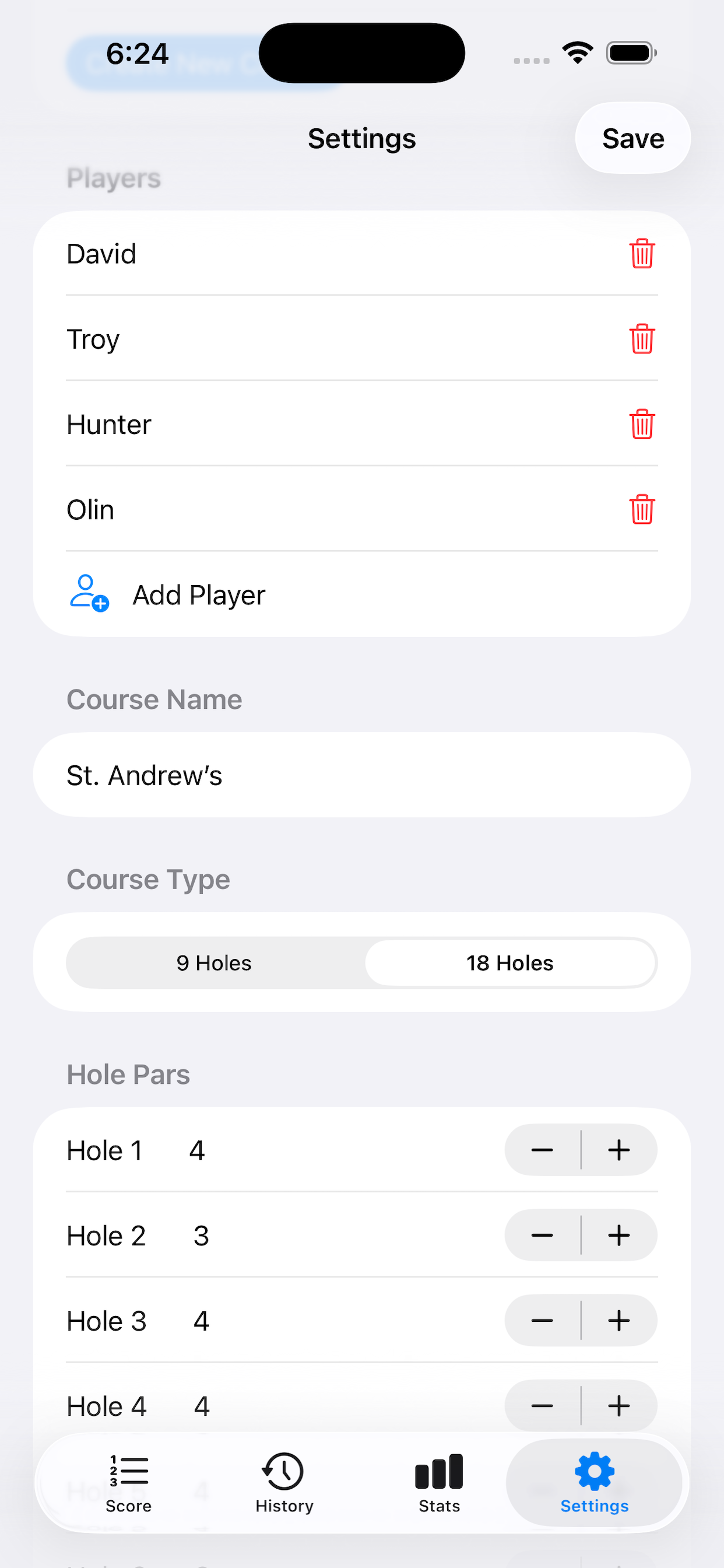 SwipeScore gallery image