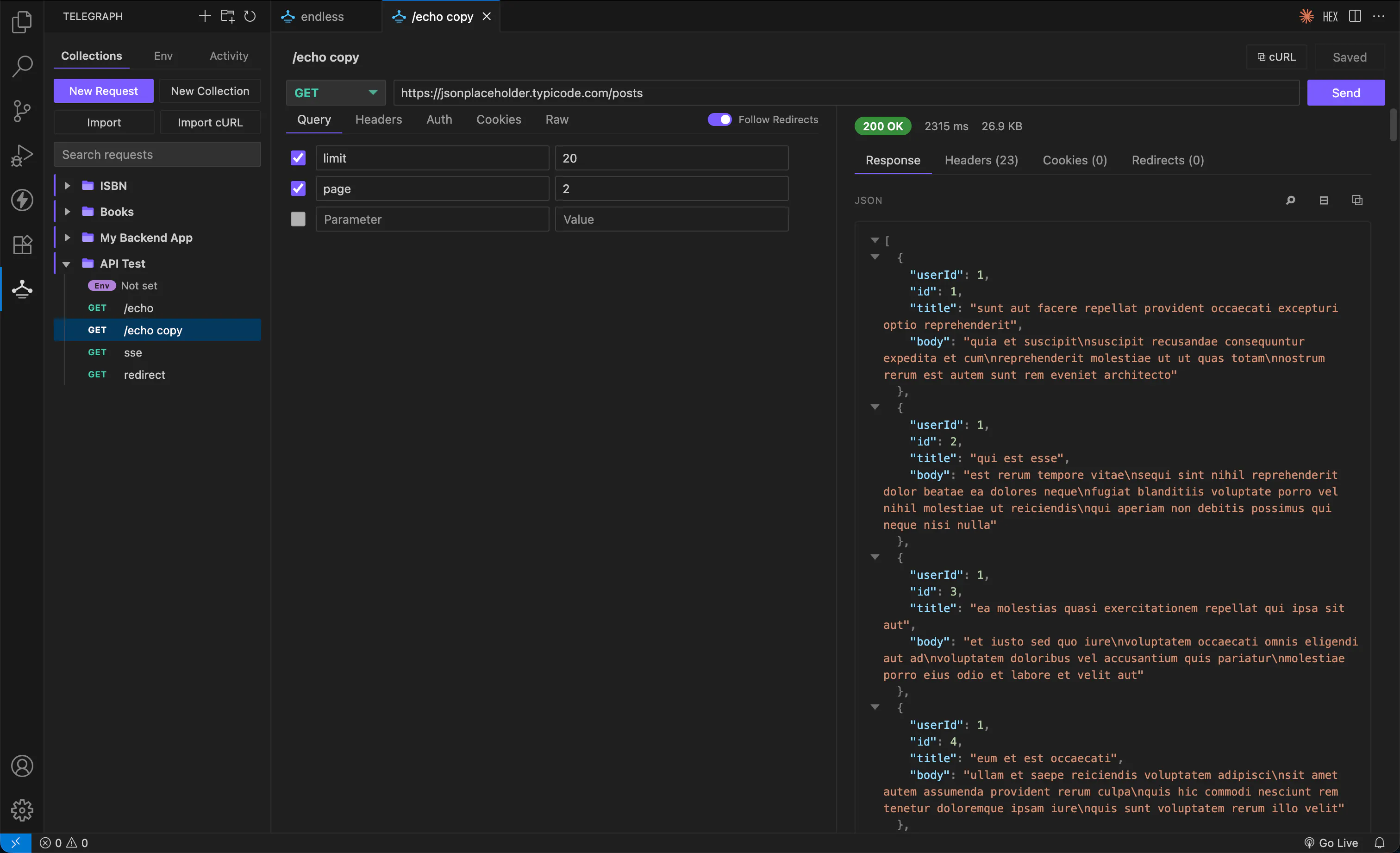 Telegraph REST API Client gallery image
