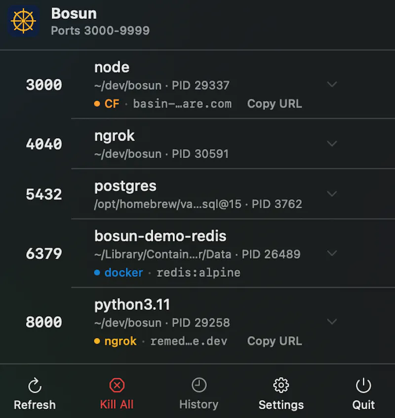 Bosun screenshot 3