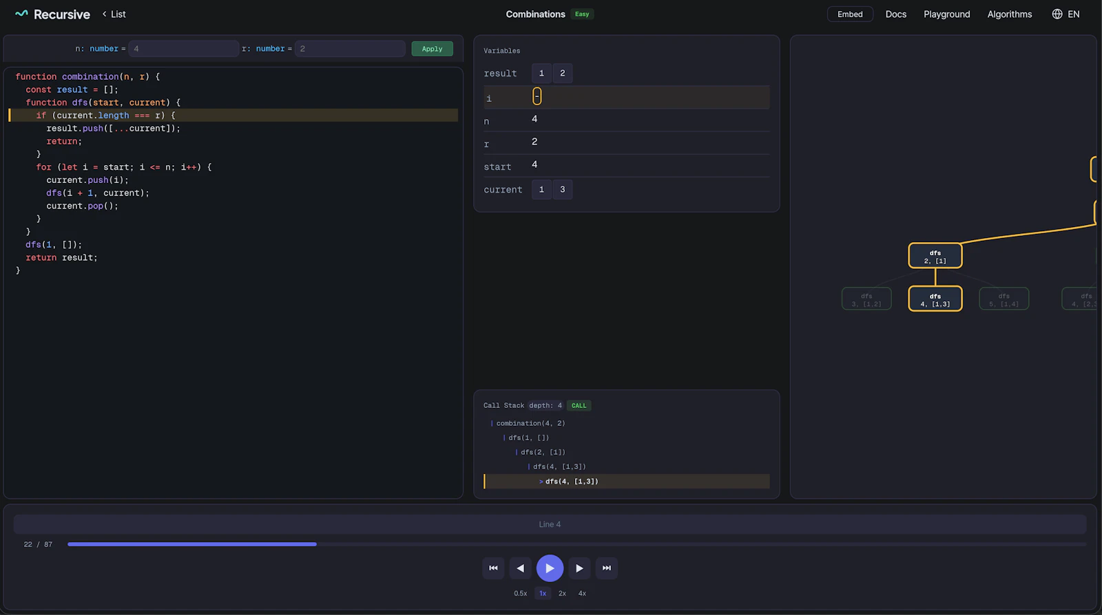 Recursive screenshot 1