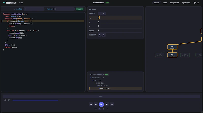 Recursive screenshot 1
