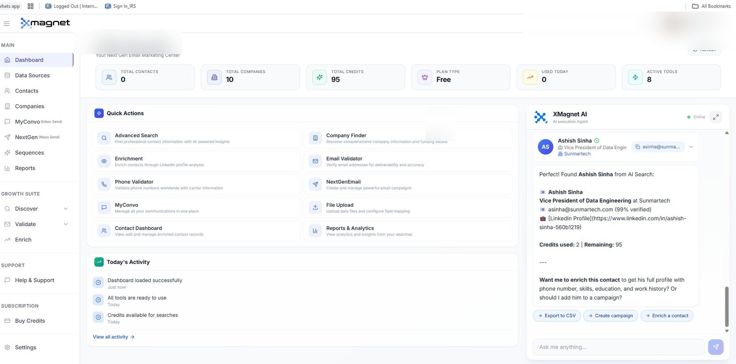XMAGNET - Main product screenshot demonstrating key features and user interface