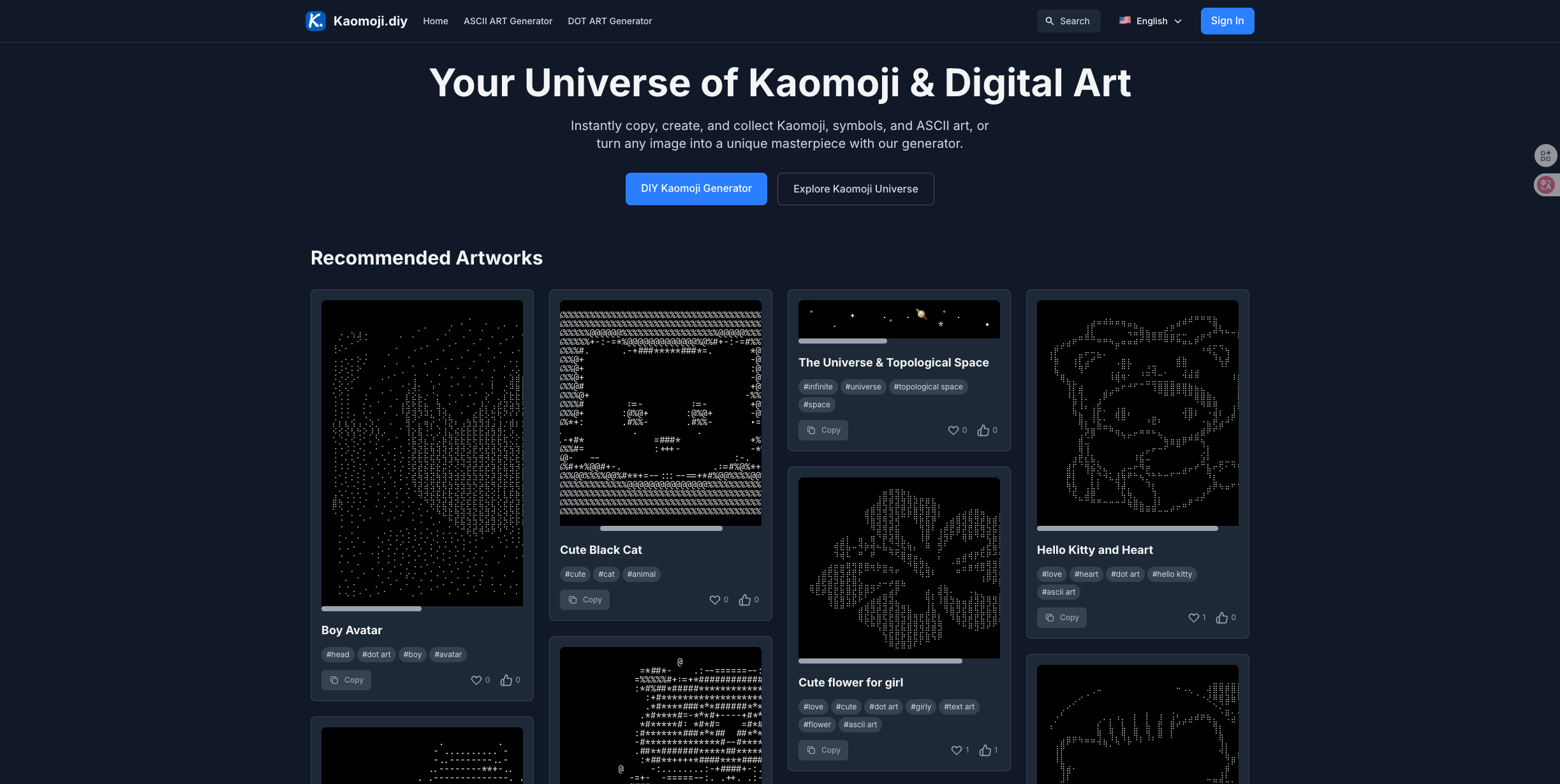 Kaomoji.diy - Copia e incolla Kaomoji, simboli carini e arte ASCII media 2
