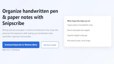 Snipscribe gallery image