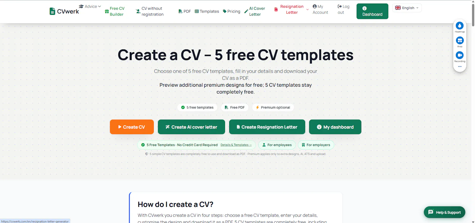 CVwerk screenshot 1