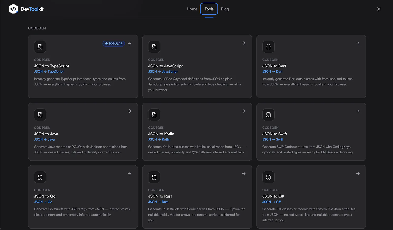 DevToolkit screenshot 3