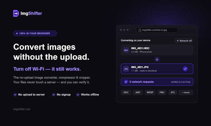 ImgShifter screenshot 1