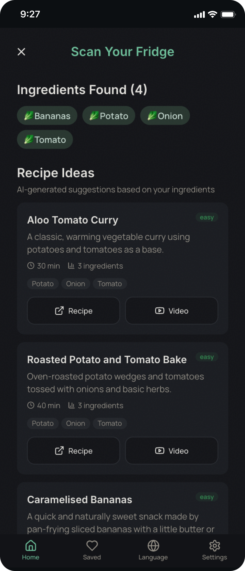 What Can I Eat? — Food Recommendations gallery image