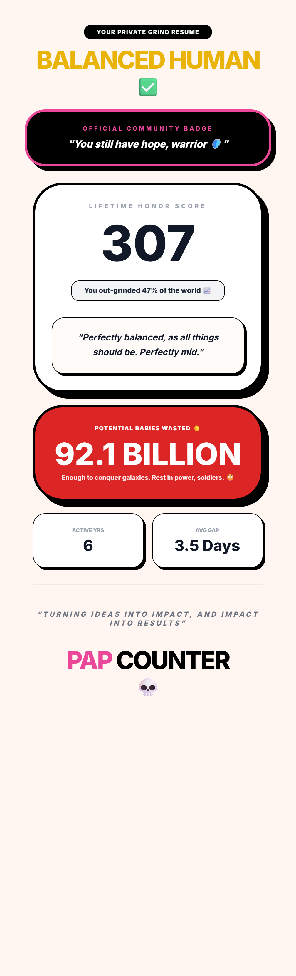 PapCounter - Main product screenshot demonstrating key features and user interface