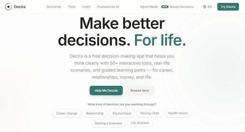 Decira screenshot 1