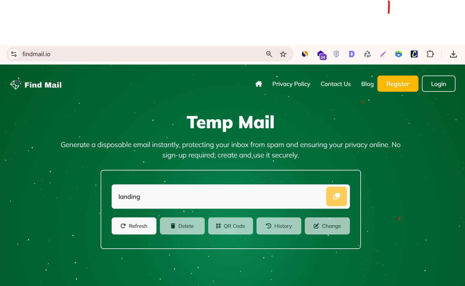 Temp Mail Disposable Temporary Email - Product Hunt launch logo and brand identity