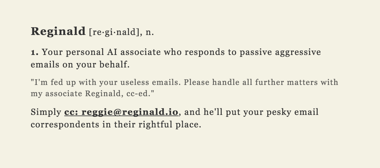 Reginald gallery image