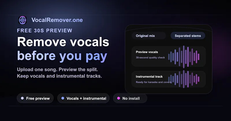 VocalRemover.one screenshot 1