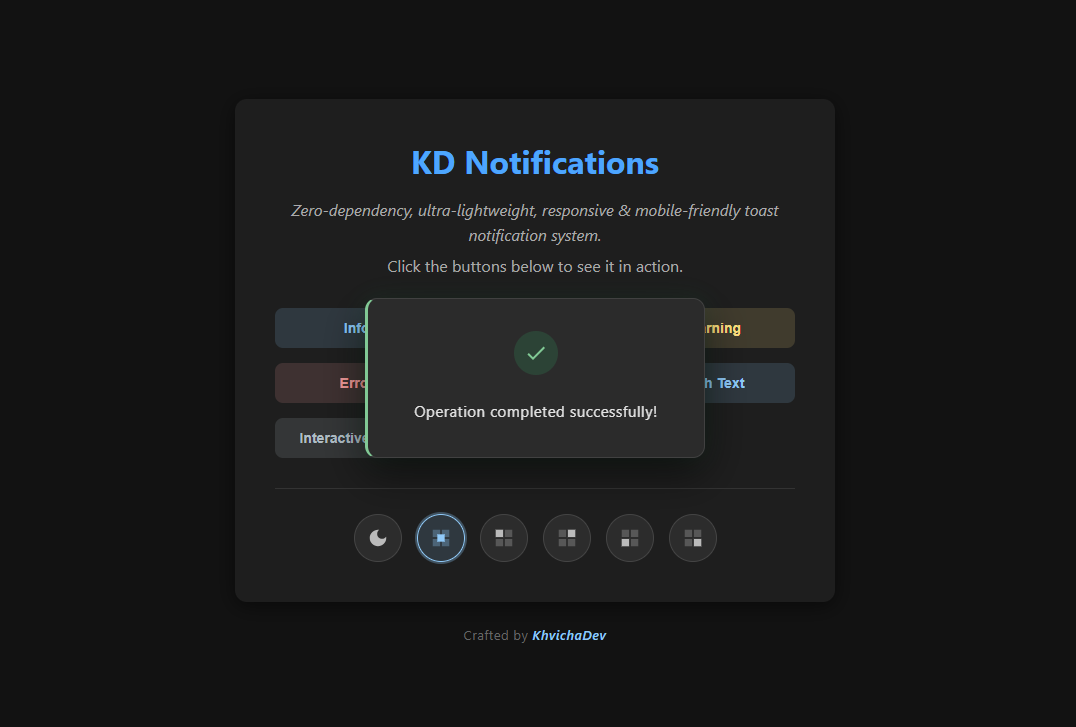 KD Notifications gallery image
