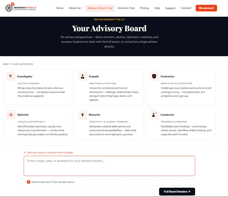 DecisionsMatter.ai- Decisions Assistant screenshot 4