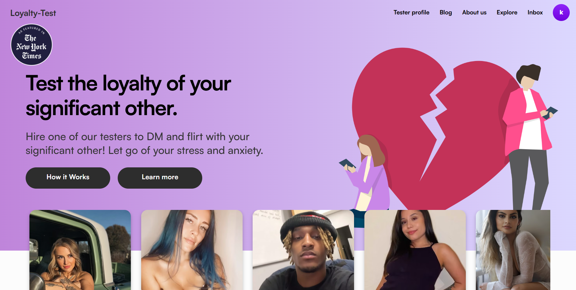 Loyalty-Test.com - Sadakat ilişkinizi test edin ve kaygınızı hafifletin medya 1
