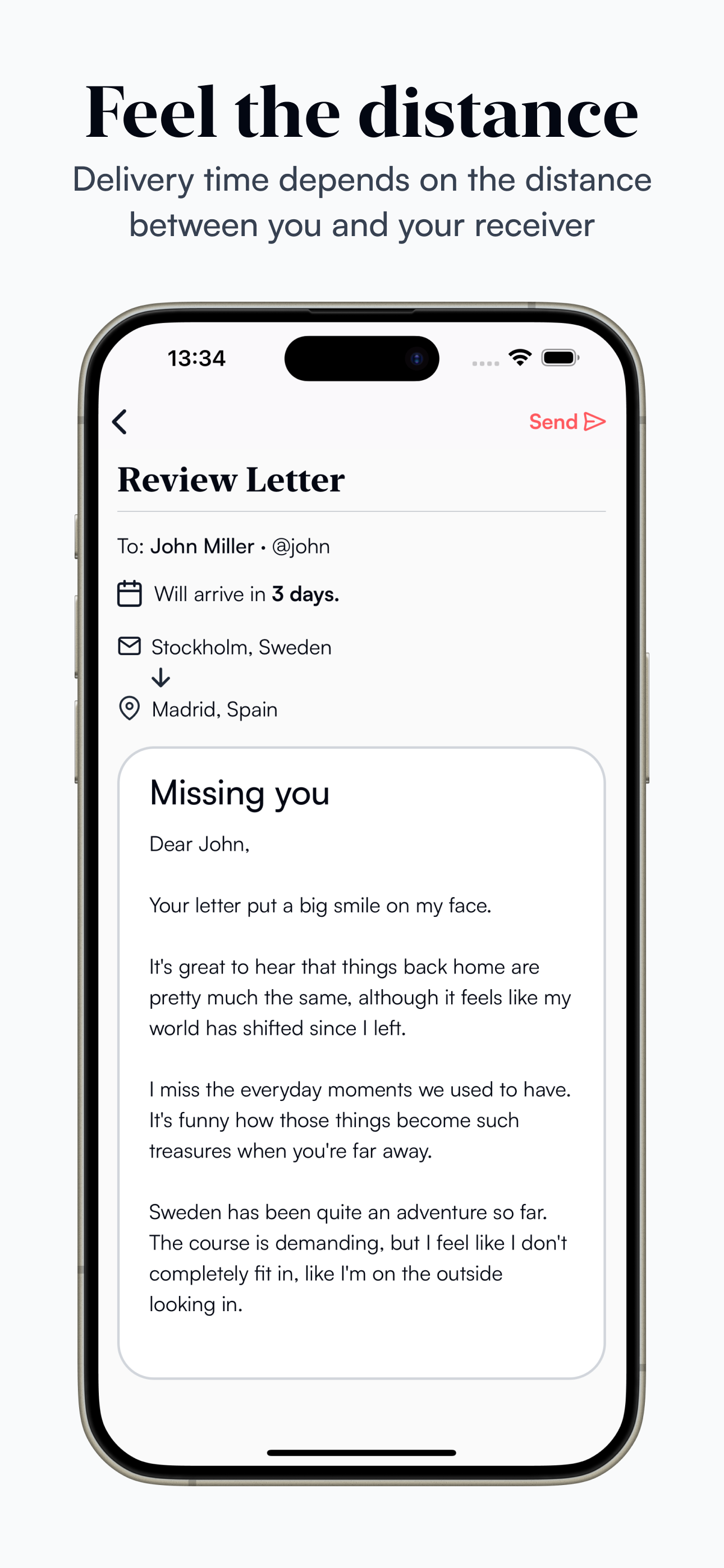 LetterMe screenshot