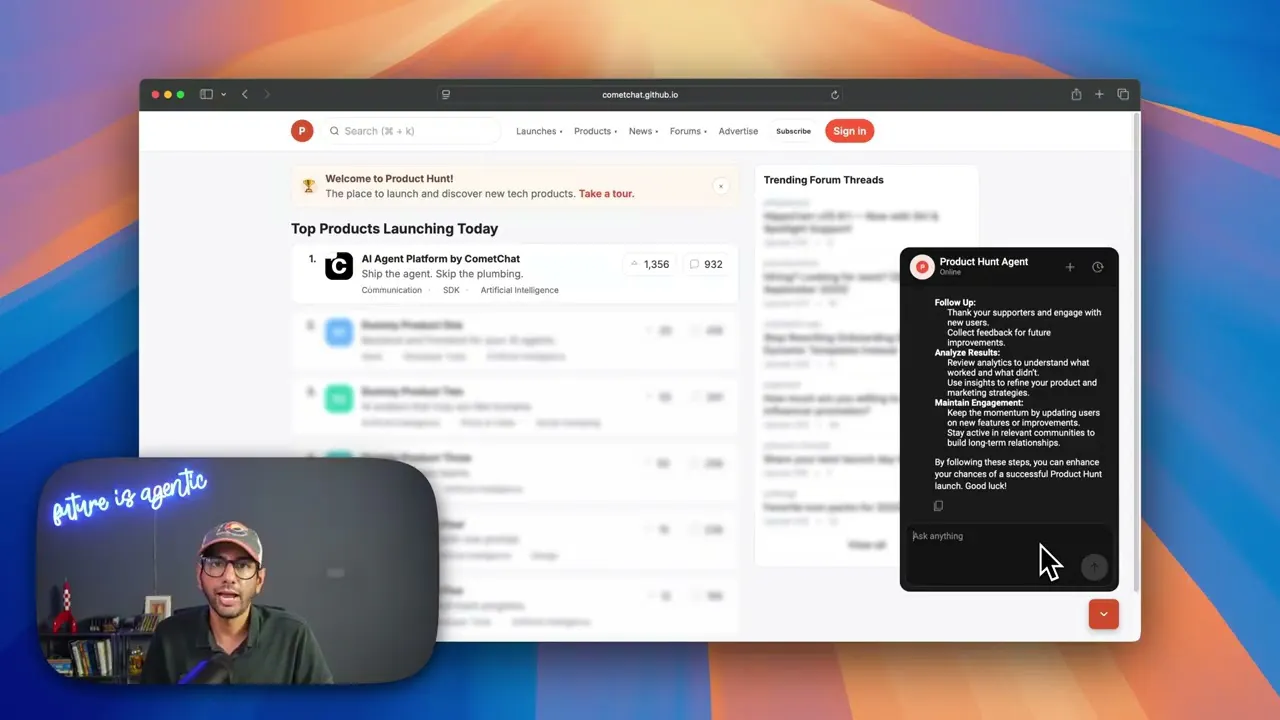 AI Agent Platform by CometChat: AI Copilot for your website/app. Free ...