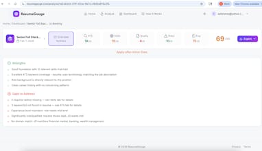 Resume and Job Matcher gallery image