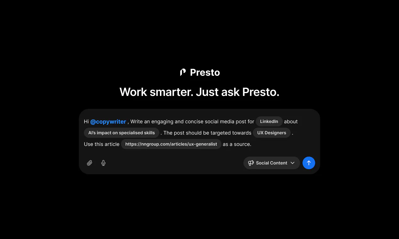 Presto gallery image
