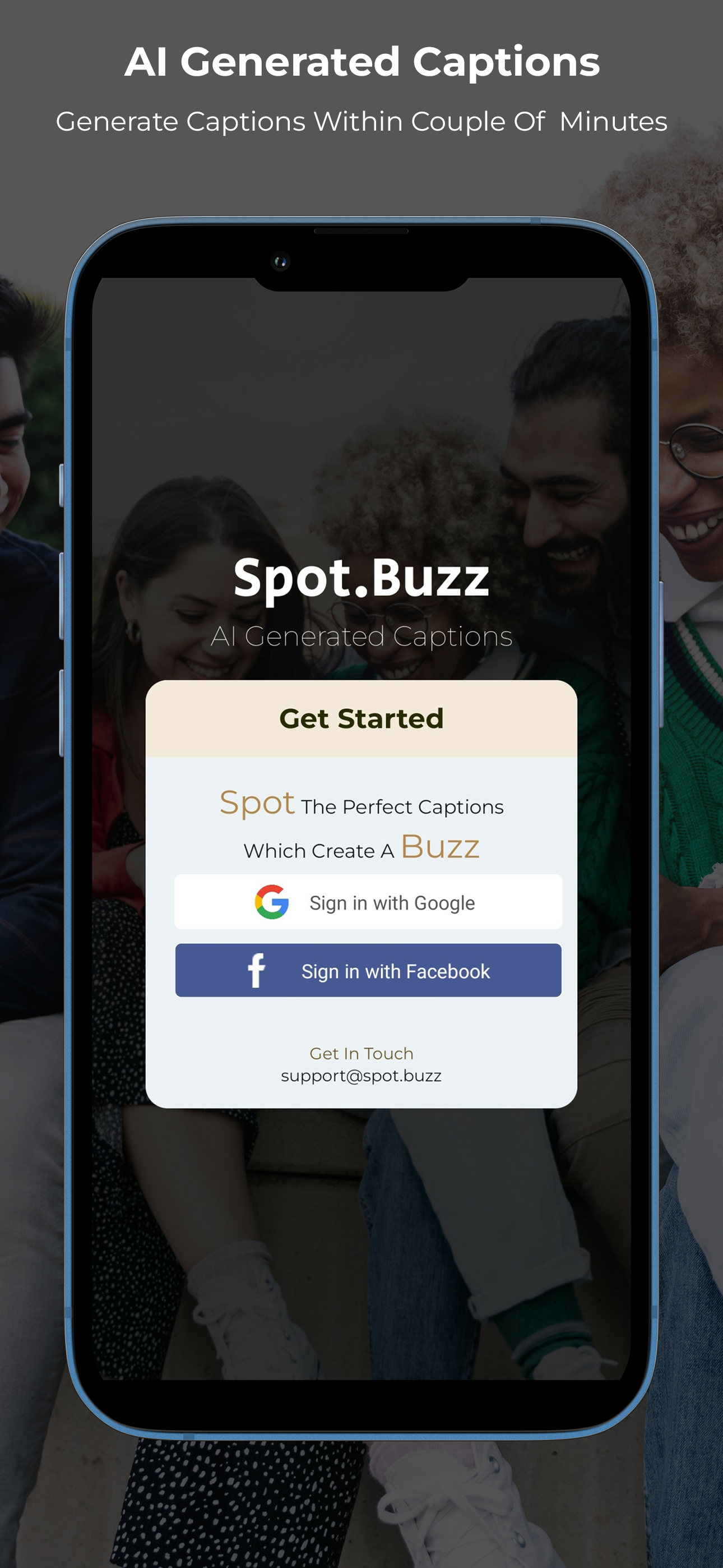 SpotBuzz - Up Your Caption Game With AI - AI generated captions & social media posts for everyone media 2