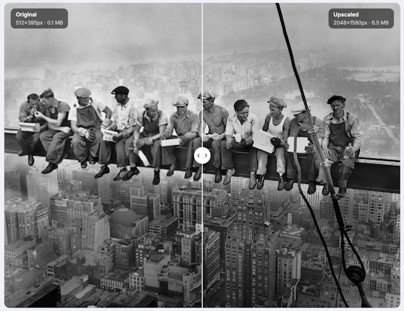 crisp.photos — Free Image Upscaler screenshot 1