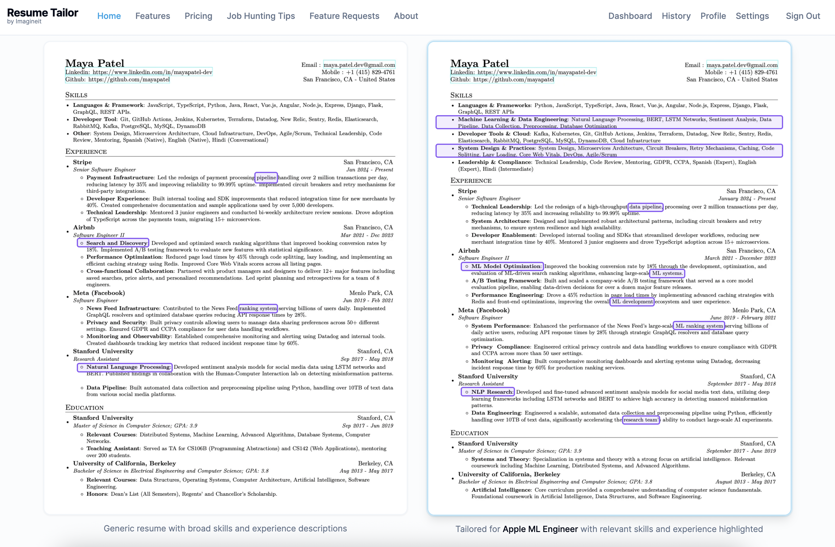 Resume Tailor gallery image