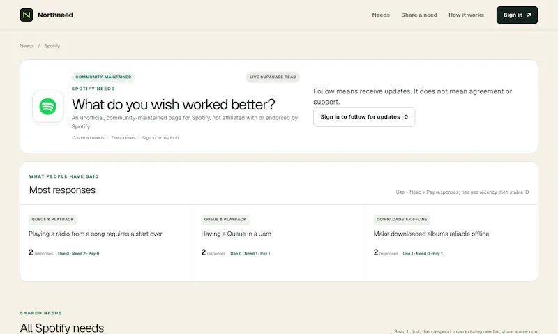 Northneed screenshot 1