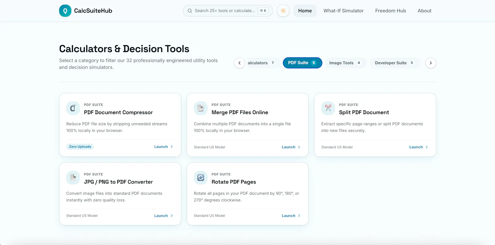 CalcSuiteHub screenshot 4