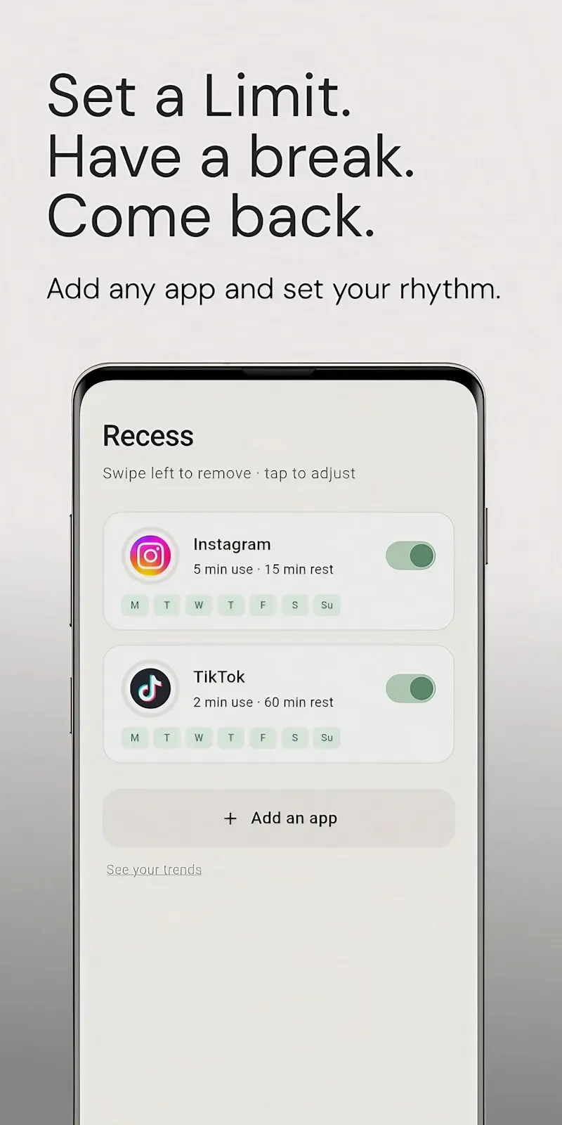 RECESS - Stop Doomscrolling screenshot 1