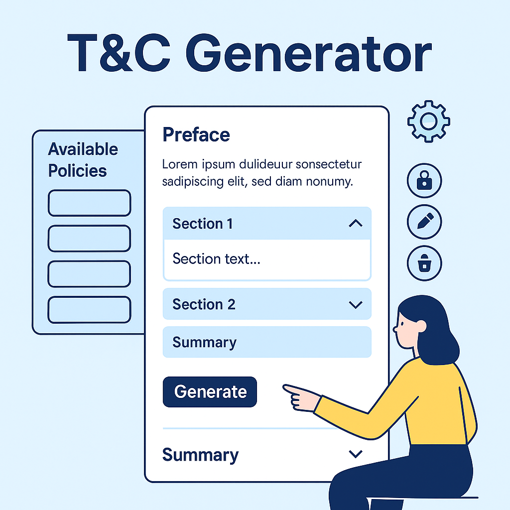 AI-Powered Terms & Conditions Generator media 1