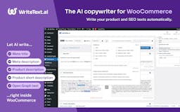 WriteText.ai for WooCommerce media 1