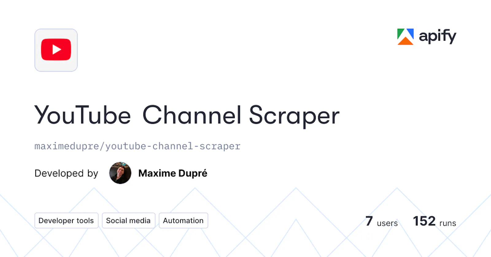 YouTube Channel Scraper screenshot 1