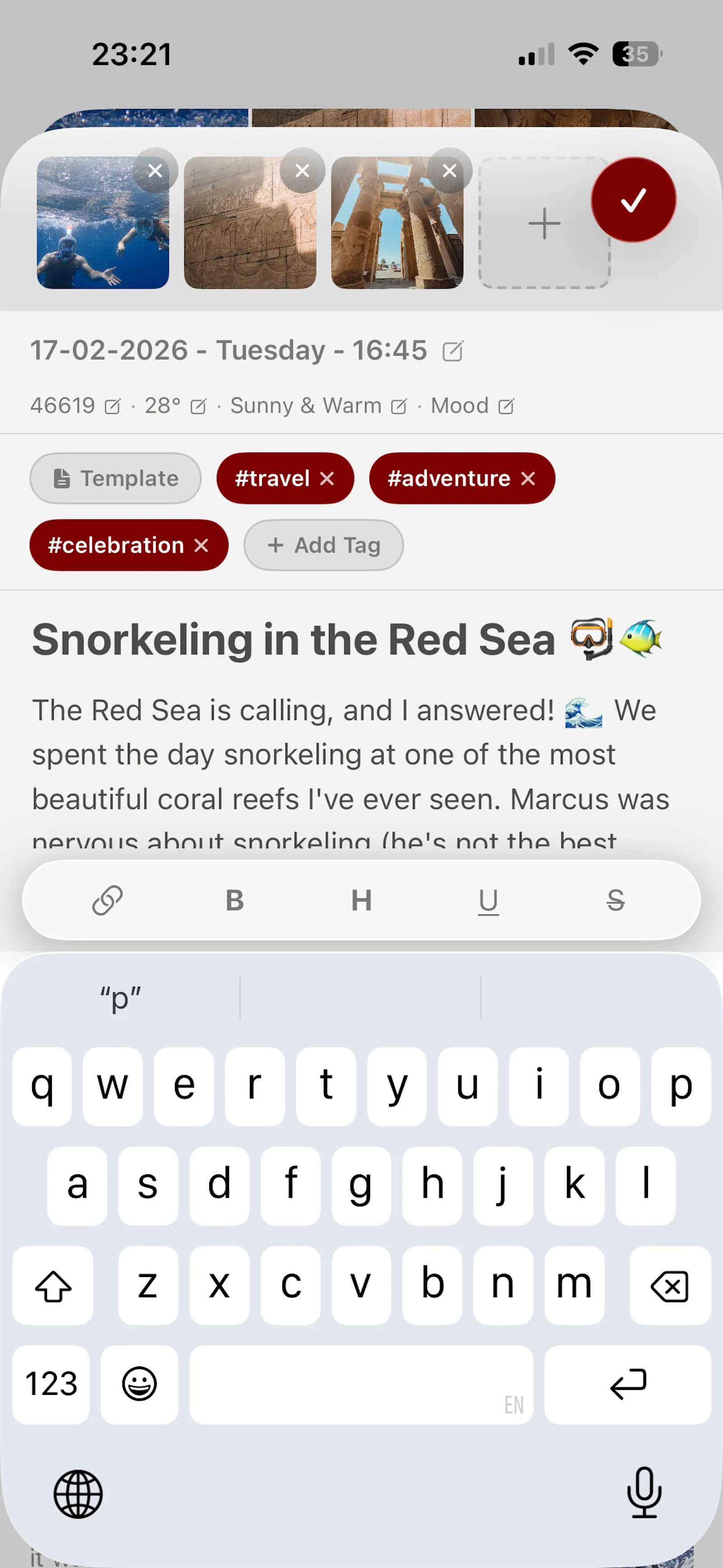 The Log screenshot 4