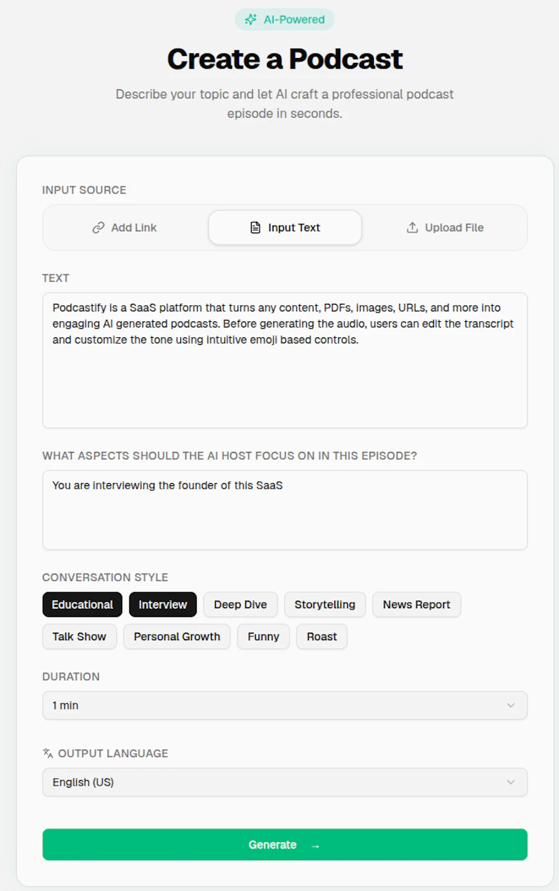 Podcastify screenshot 3
