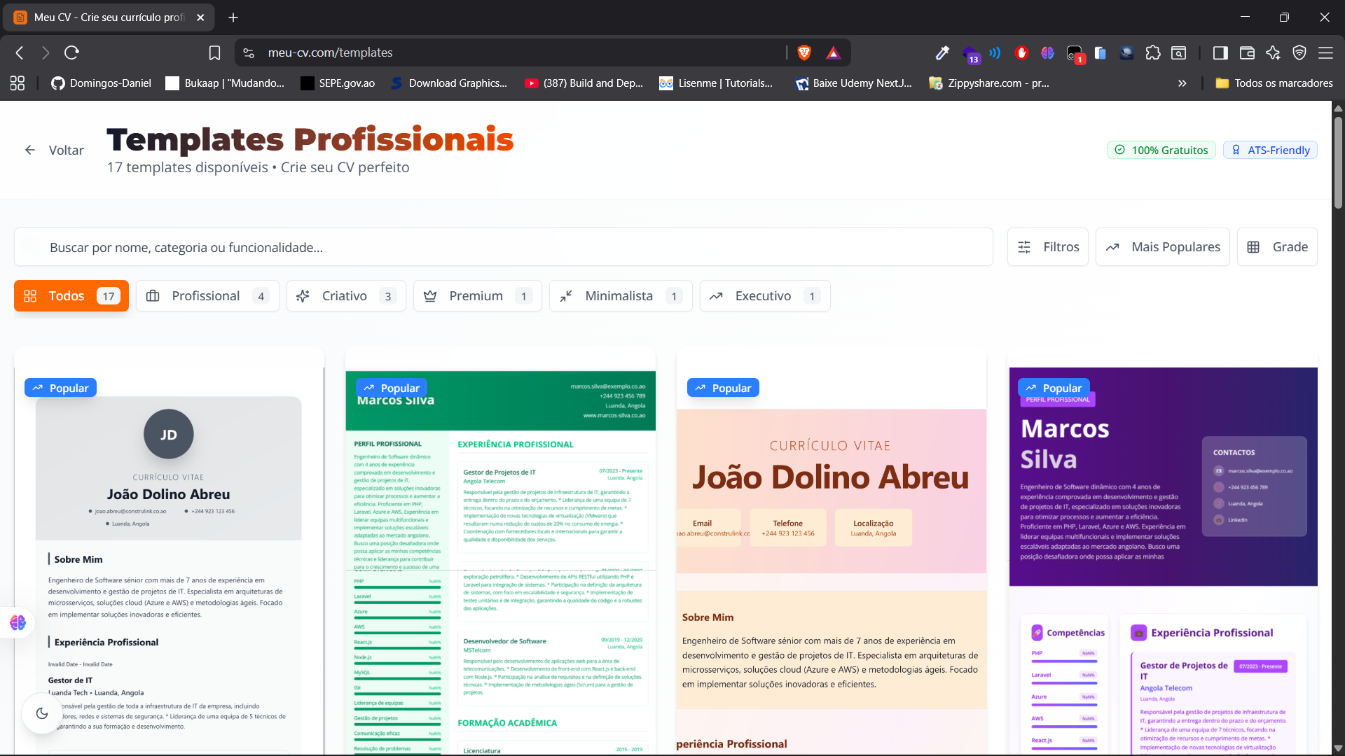 Meu CV gallery image