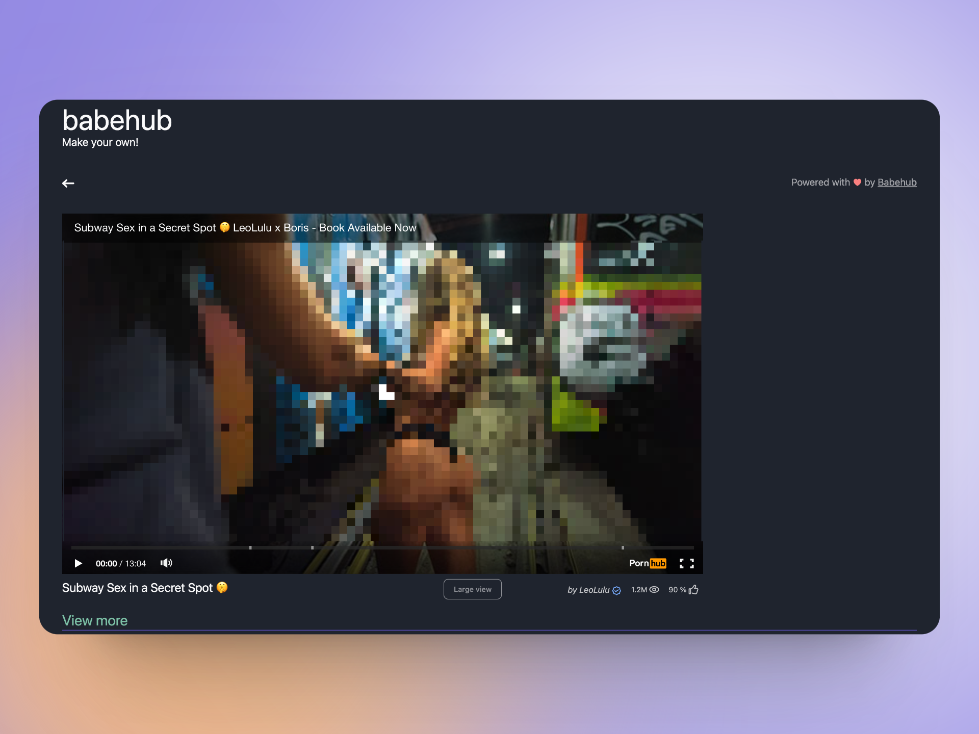 Babehub gallery image