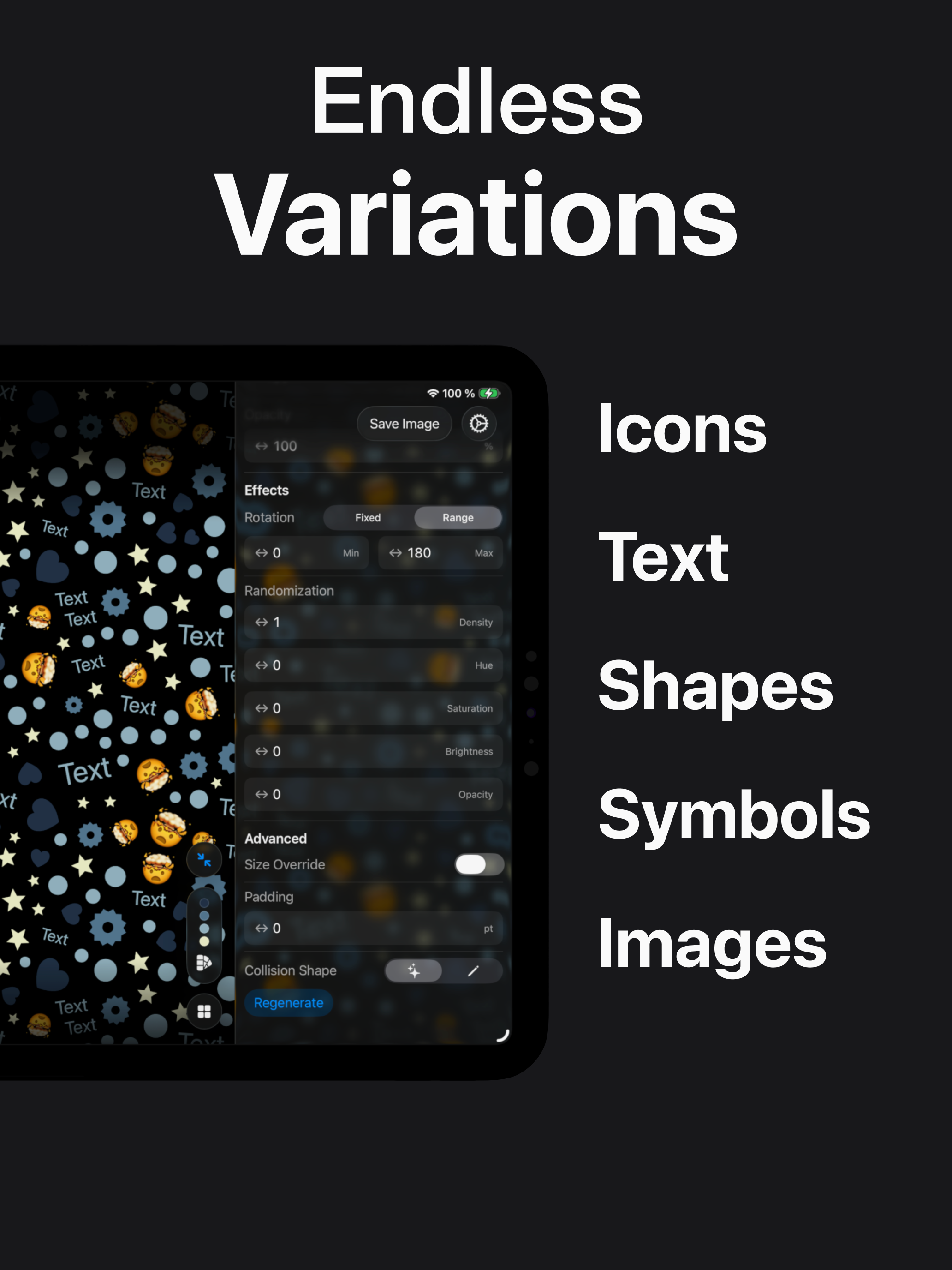 Tessera: Wallpapers & Mosaics - Screenshot 4 showing product features and functionality