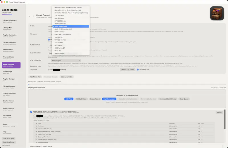 Local Music Organizer for Mac screenshot 12