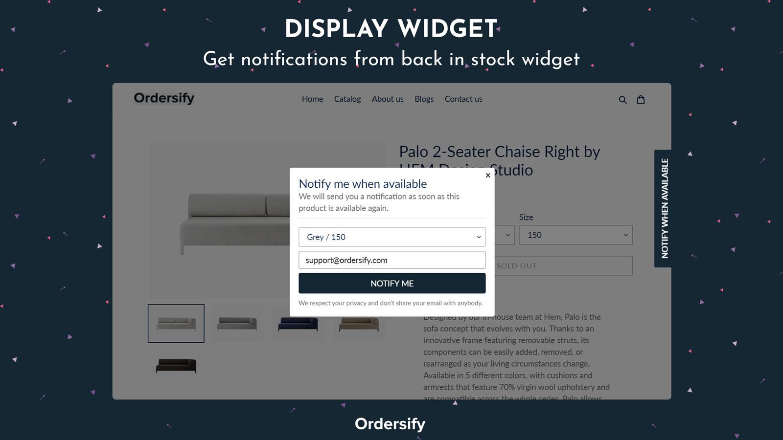 Ordersify: Product Alerts gallery image