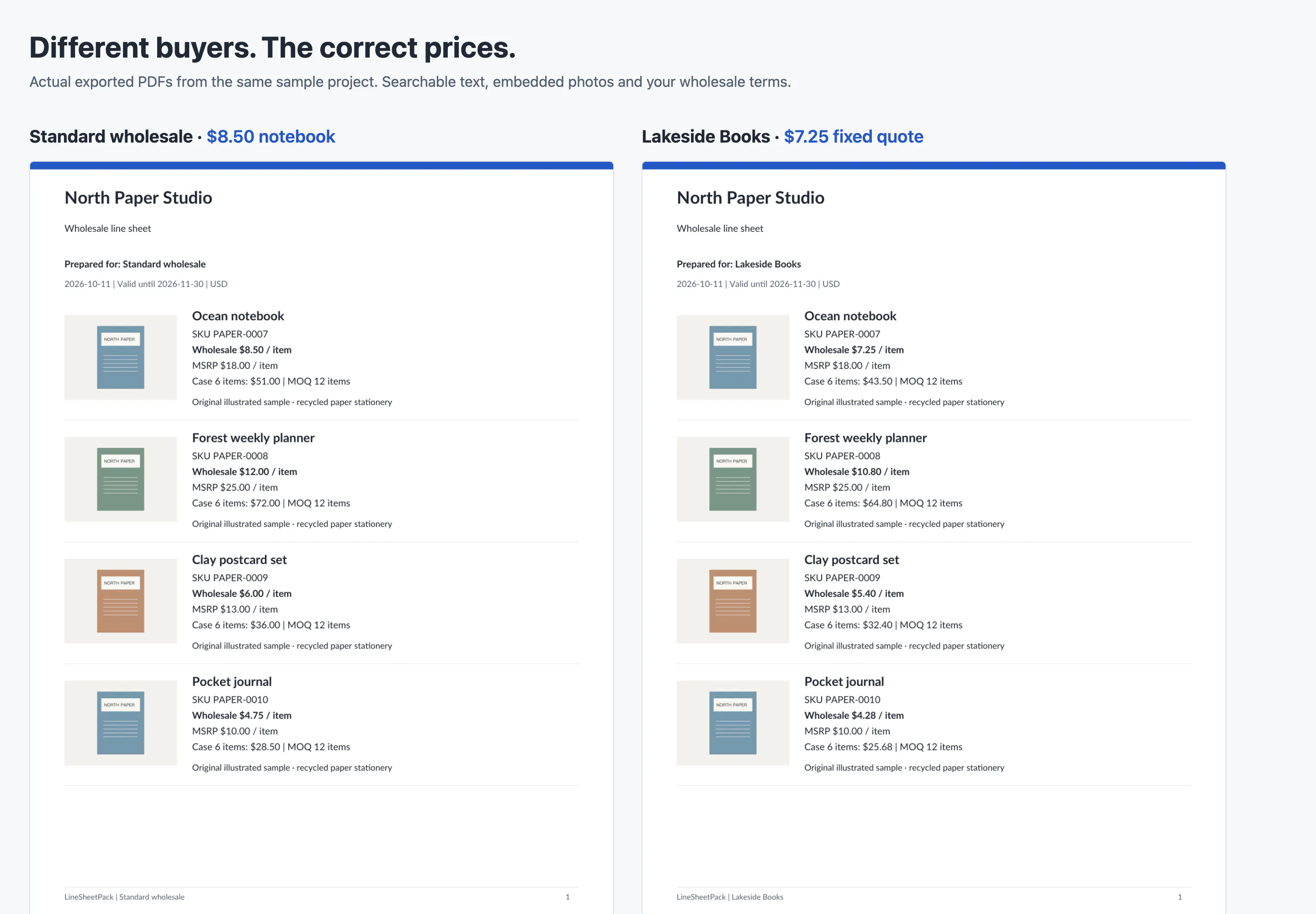 LineSheetPack gallery image