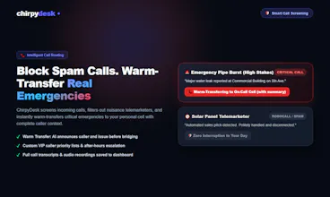 ChirpyDesk Ai Receptionist gallery image
