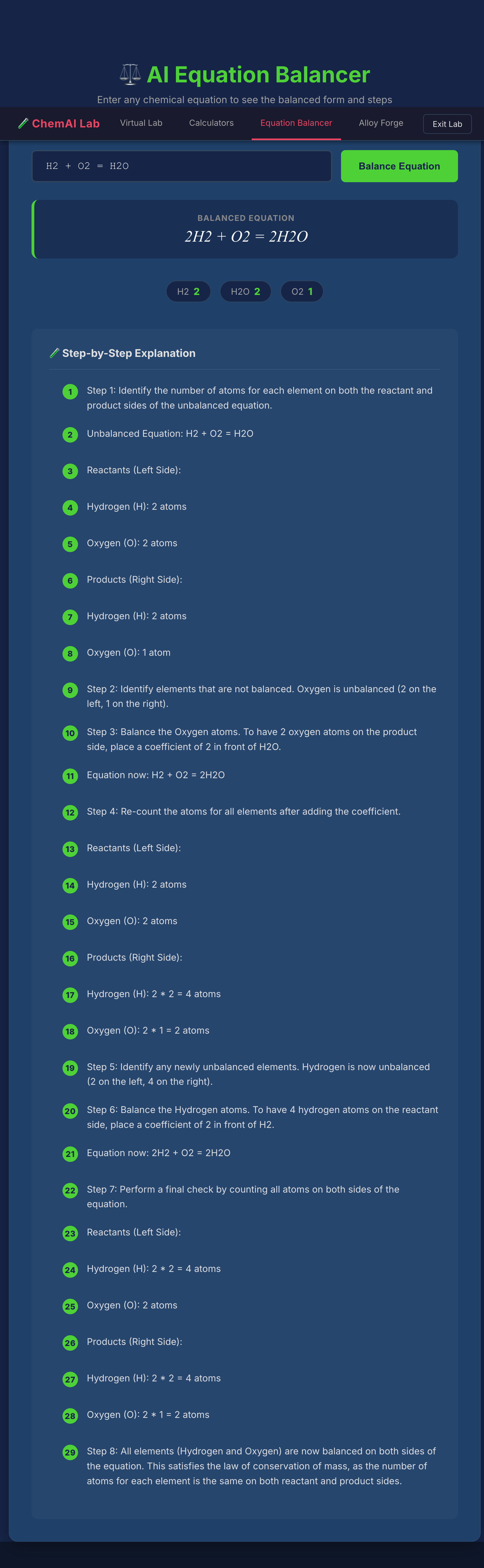 Virtual Chemistry Lab gallery image