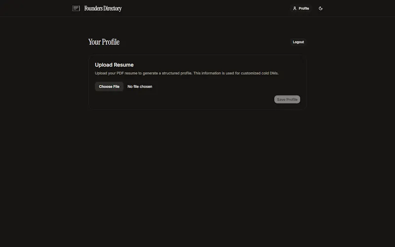 Founders Directory screenshot 4