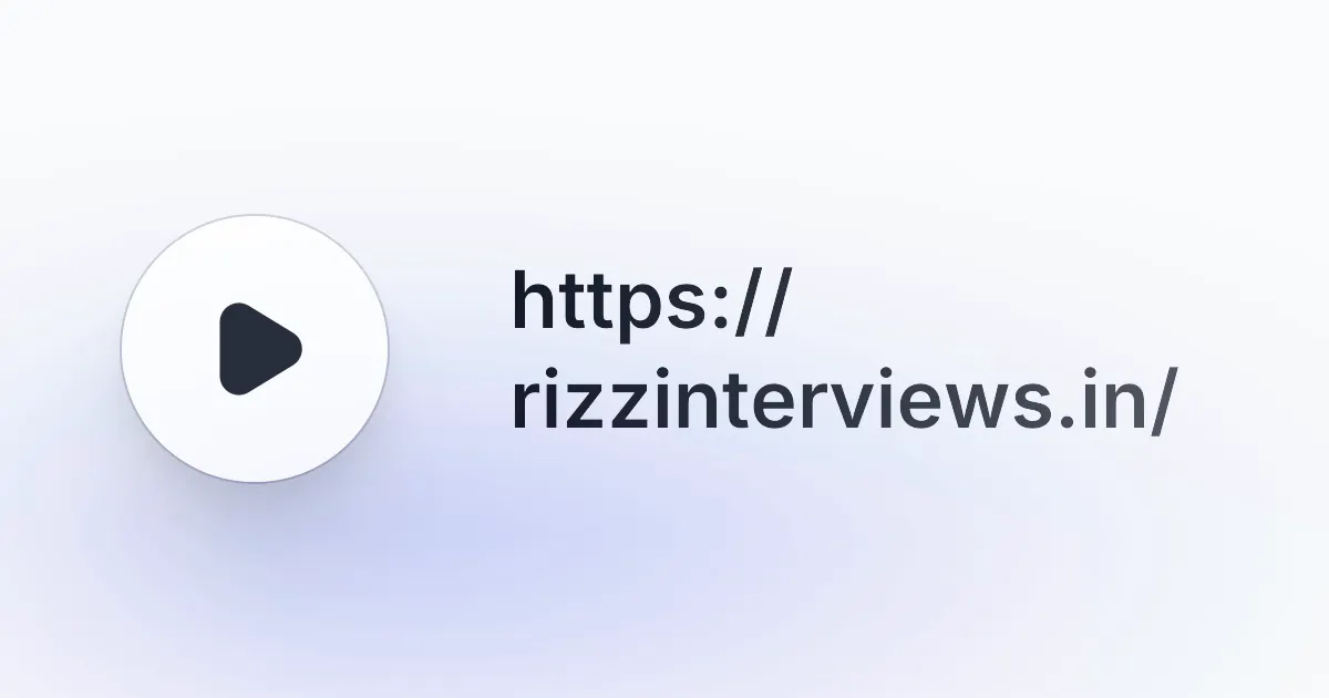 RizzInterviews gallery image
