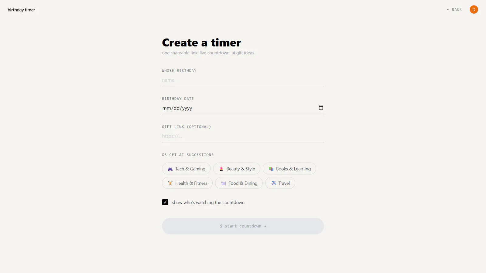 JustWish screenshot 2