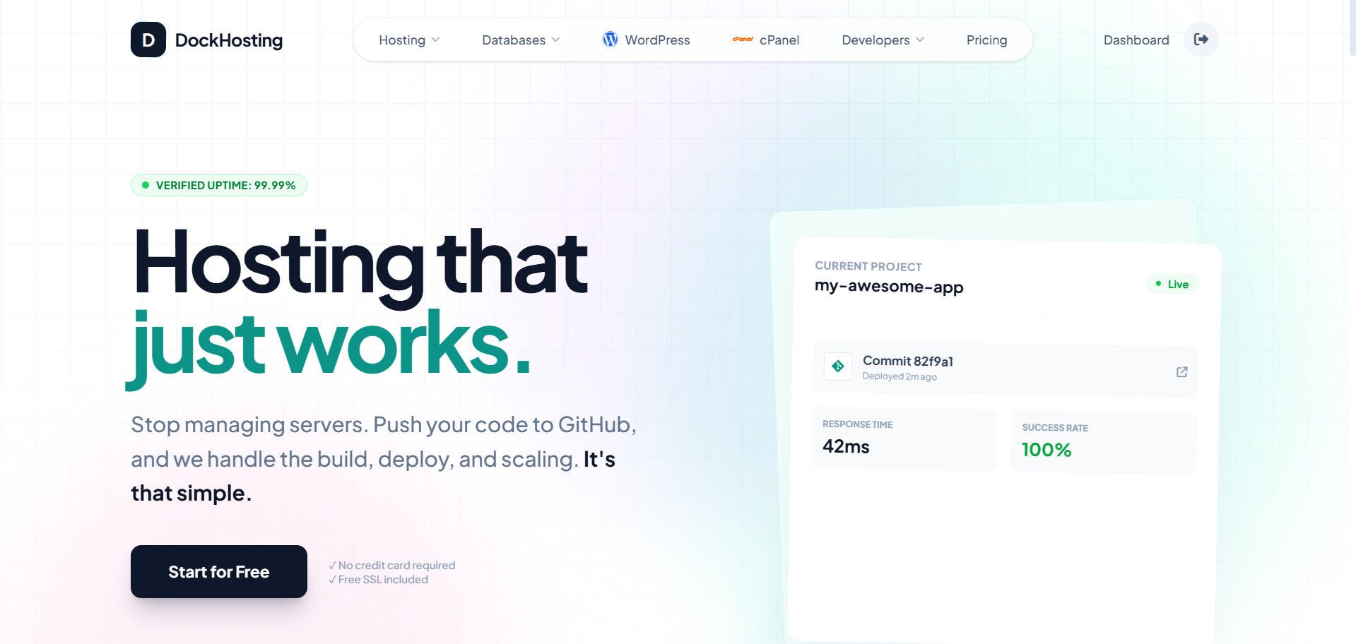 Dock Hosting gallery image