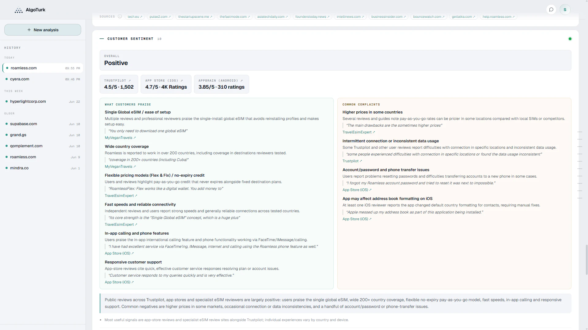 AlgoTurk - Research Agent for Startups gallery image
